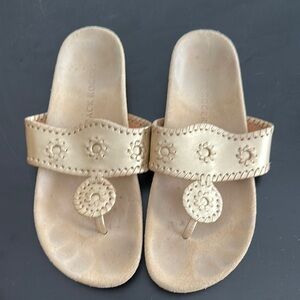 Jack Rogers Women's Metallic Gold Sandals